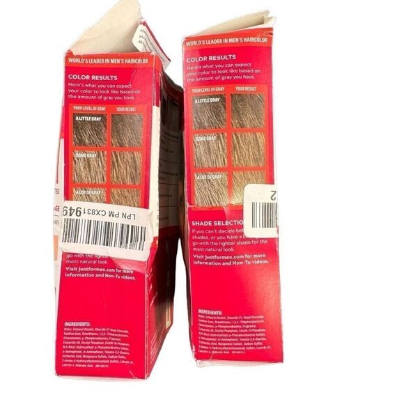 Just for Men Easy Comb-In Color Gray Hair Color with Comb Applicator Dark Brown - Picture 4 of 6